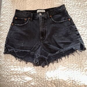 Abercrombie & Fitch Black Jean Shorts